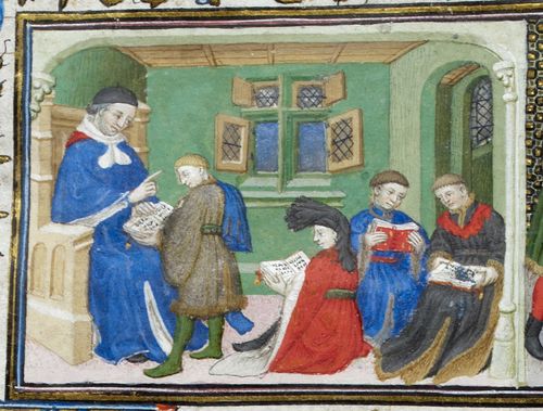 Image result for medieval manuscript orator