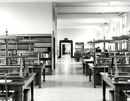 Reading Room at Colindale 1970 Reading Room at Colindale 1970