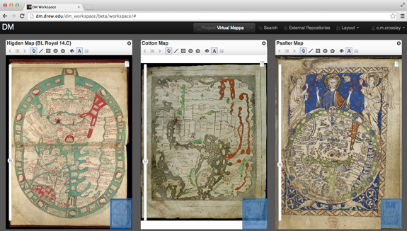 Messing About With Mappaemundi The Virtual Mappa Project Tools 1 Maps And Views Blog