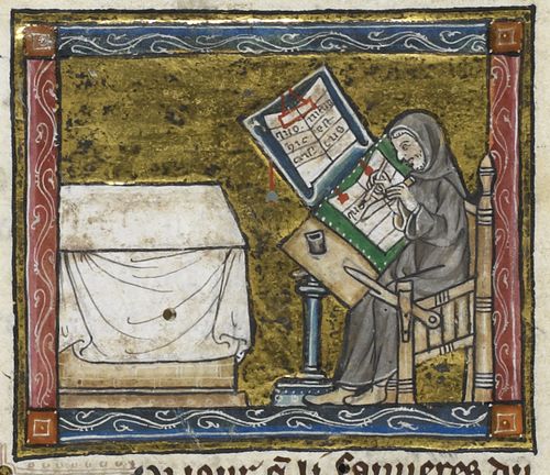 Image result for medieval manuscript letter writing