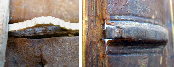 Leather strips Leather strips