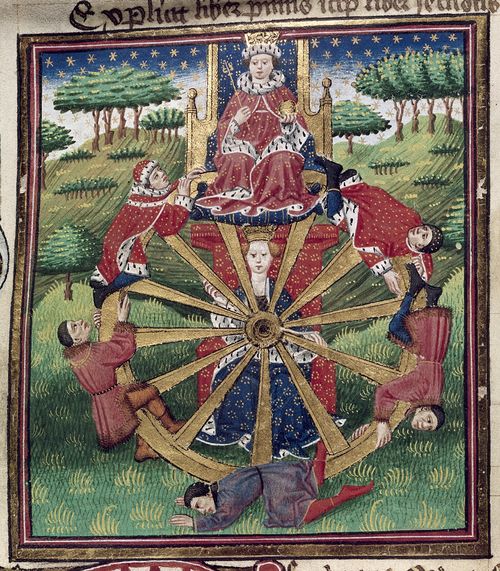 The Wheel of Fortune - Medieval manuscripts blog