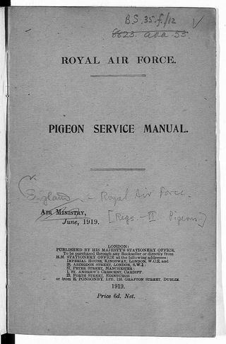 Pigeon manual cover