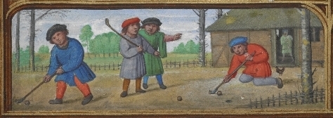 Le Livre du Golf (Livre d´Heures) The British Library, Londres