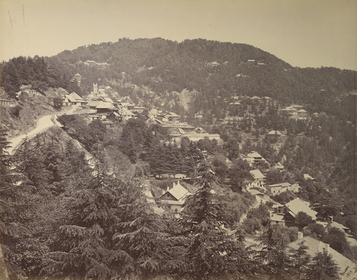 Simla - general view 1860s