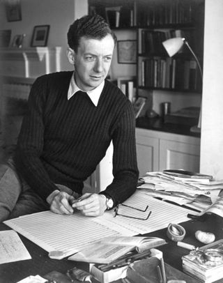 Britten at home in about 1949