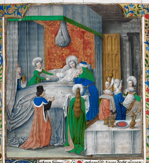 Royal MS 17 F II f. 9r Caesar K90057-89a