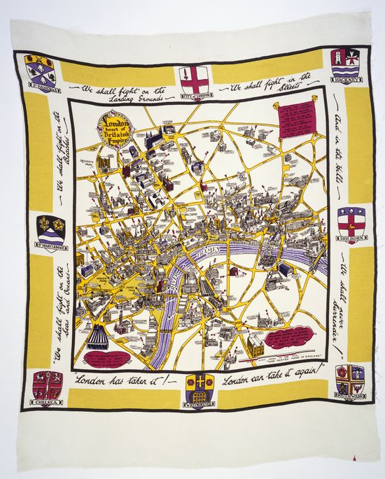 London can take it 1940's scarf (c) Museum of London