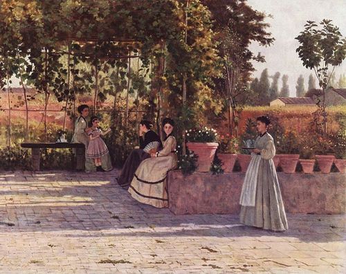 Silvestro Lega, Il pergolato