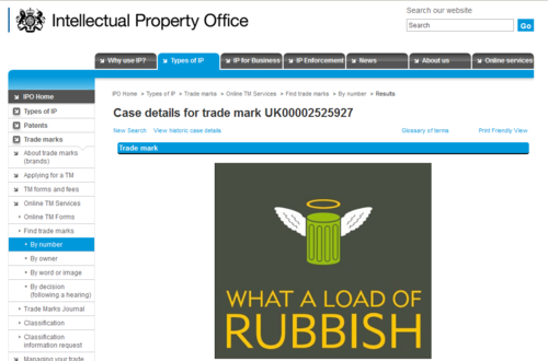 Rubbish_trademark