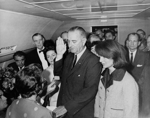 758px-Lyndon_B._Johnson_taking_the_oath_of_office,_November_1963