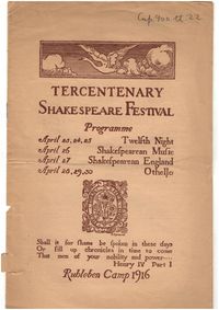 Ruhleben Shakespeare Festival