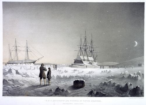 HMS Assistance and Pioneer