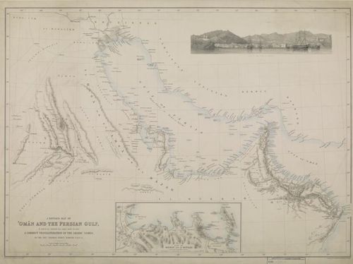 Oman and Persian Gulf map