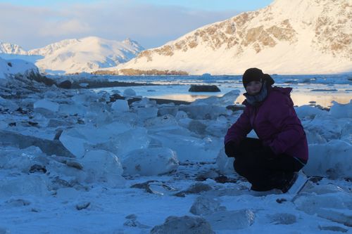 Karen in the arctic photo by Tina Kohlmann