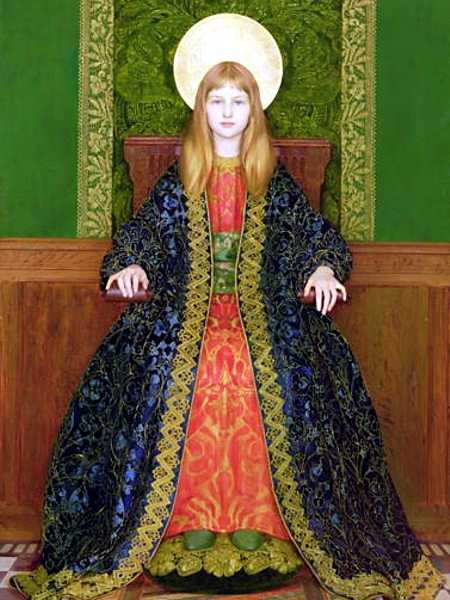 Thomas_Cooper_Gotch_-_The_Child_Enthroned_1894