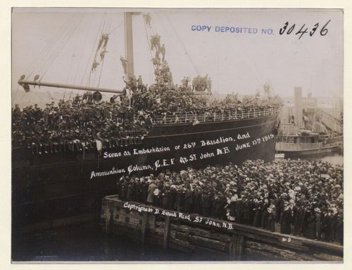 26th battalion departure