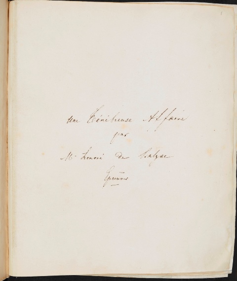 Balzac Folio 1