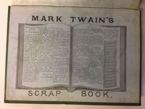 Twains patent scrap book