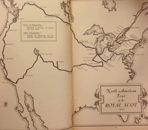 Royal scot map