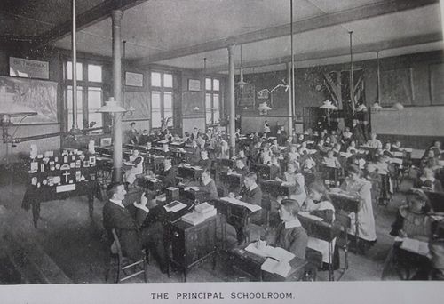 Cambrian Institution for the Deaf and Dumb schoolroom