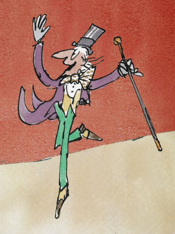 Roald Dahl, Charlie and the Chocolate Factory. Puffin Books. Image (c)Quentin Blake jpeg medium