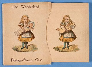 Wonderland-postage-stamp-case-designed-by-lewis-carroll