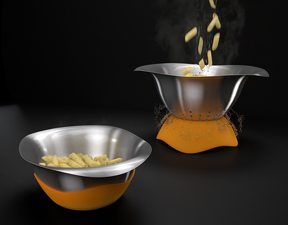 Project Colandish Client Housewares Germany, product demonstration (Multi function: colander and serving bowl